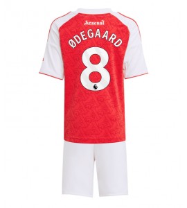 Arsenal Martin Odegaard #8 Jalkapallovaatteet Lasten Kotipeliasu 2025-26 Lyhythihainen (+ Lyhyet housut)
